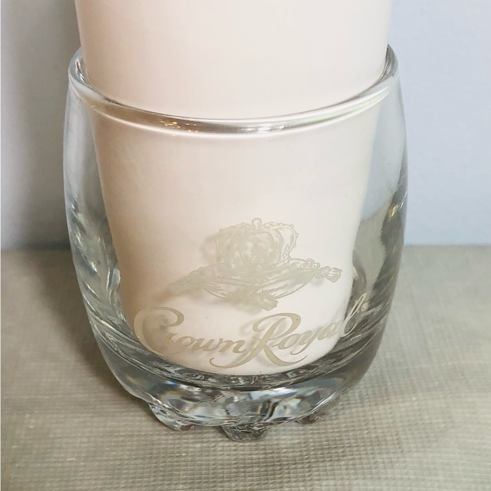 1 Crown Royal Whiskey Shot Glass 2.25 Inch Tall collectable